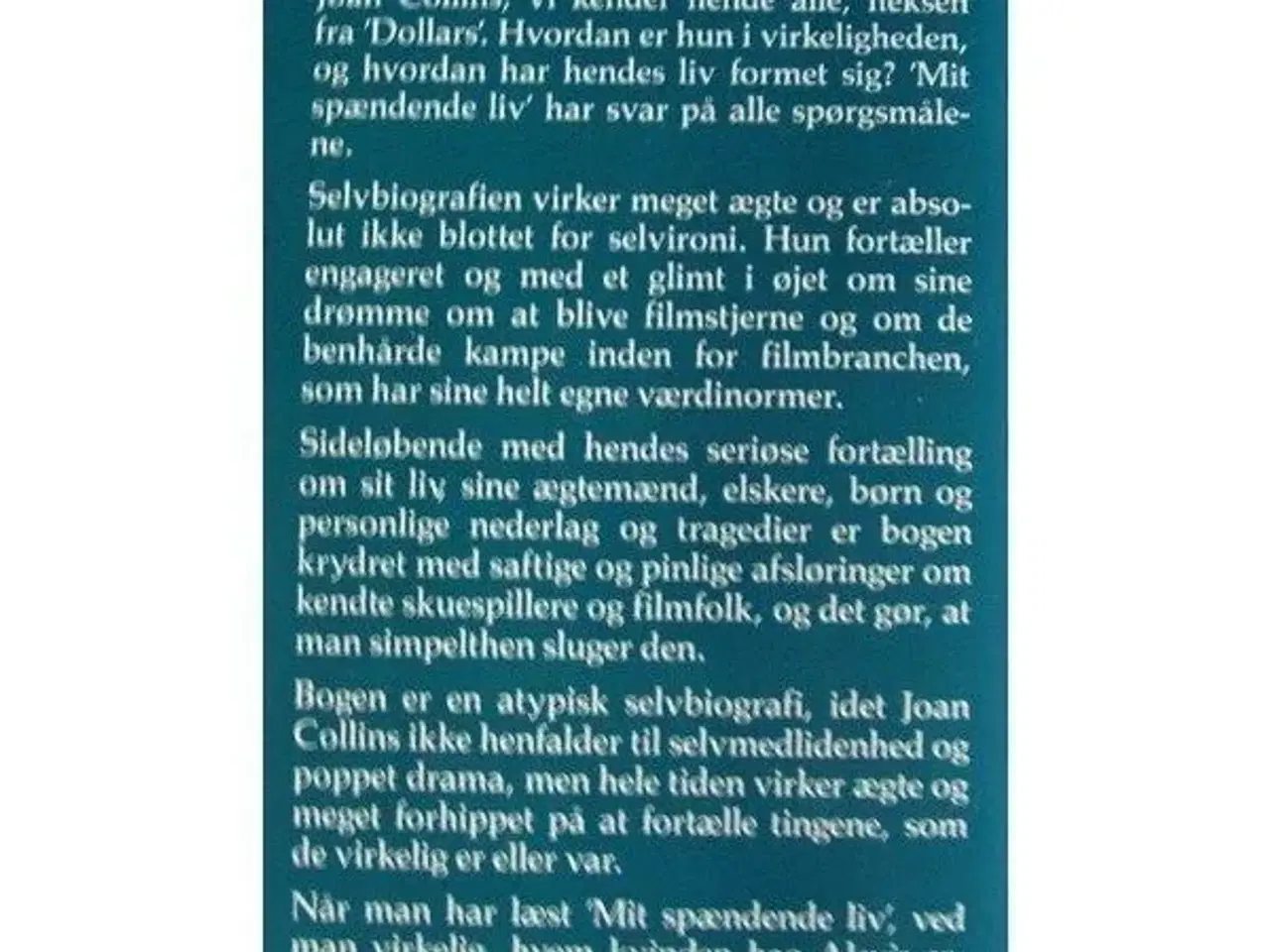 Billede 2 - Mit spændende liv af Joan Collins