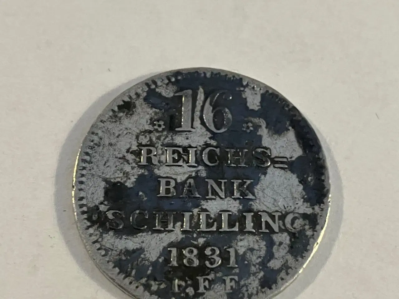 Billede 1 - 16 Reichsbank skilling 1831 Denmark
