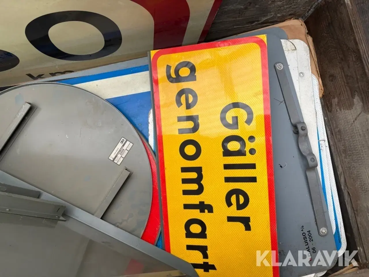 Billede 5 - Assorterede vejskilte - 1 palle