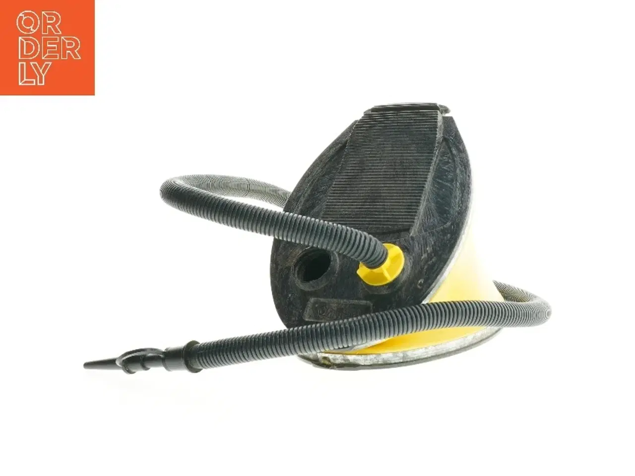 Billede 2 - Gul og sort pumpe til luftmadras (str. 25 cm)