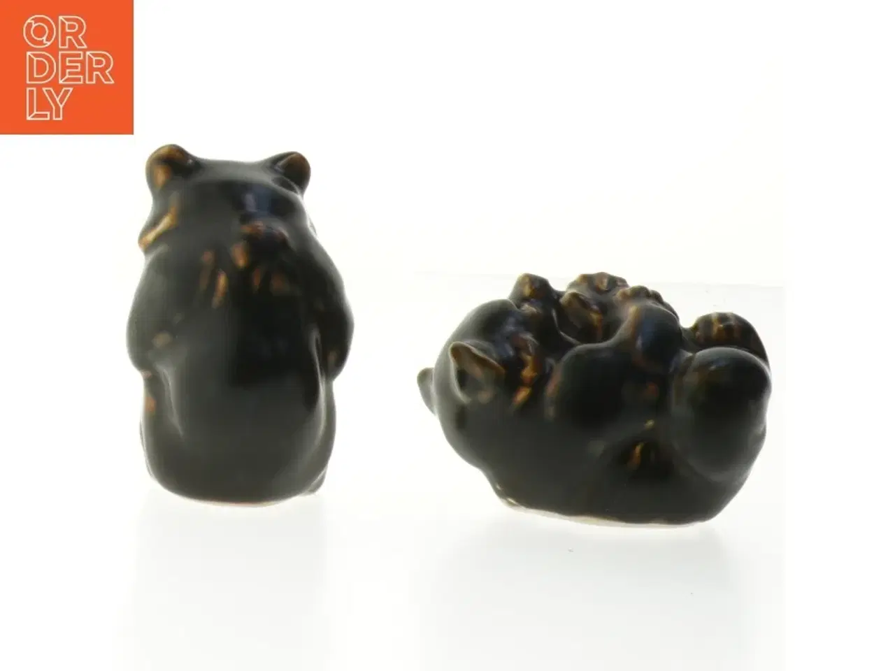 Billede 2 - Keramiske bjørnefigurer fra Royal Copenhagen (str. 9 cm)