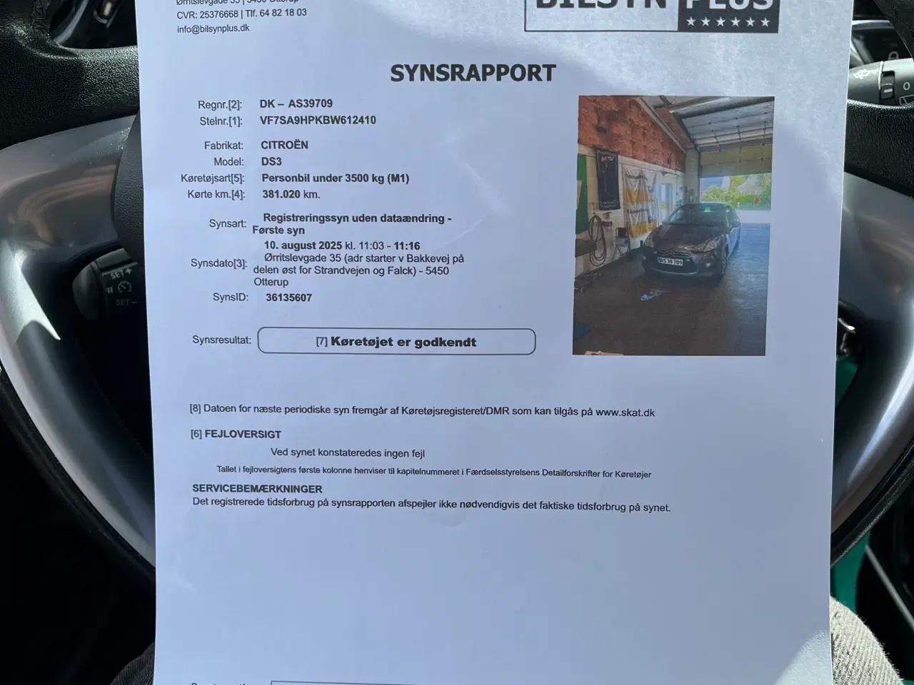 Billede 2 - Citroën DS3 NYSYNET 1.6 e-HDi 92HK 28km/l