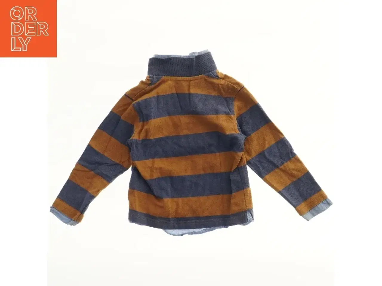 Billede 1 - Cyrillus Langærmet polotrøje med striber (str. 92)