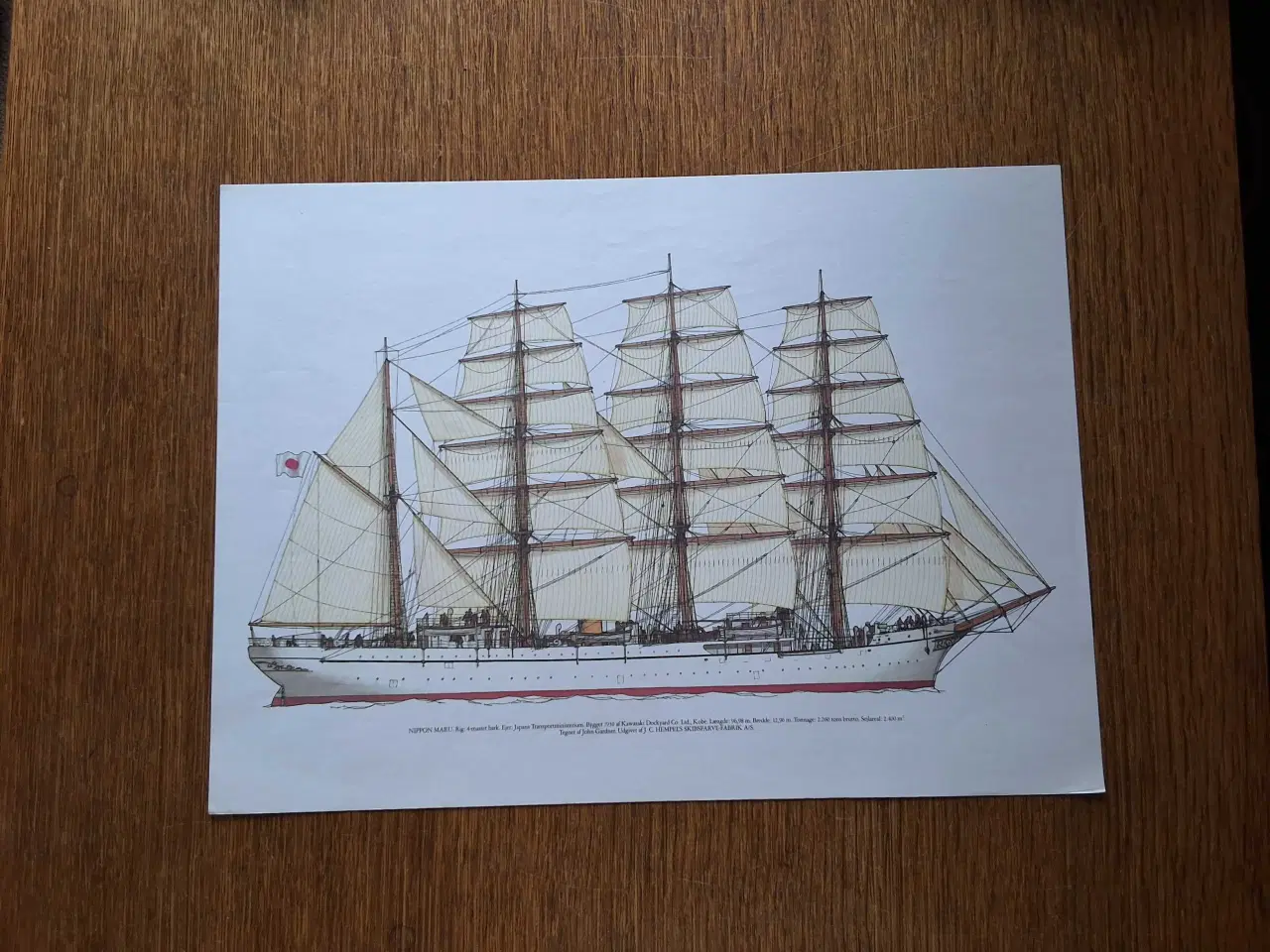 Billede 1 - Sejlskib. NIPPON MARU Japan.