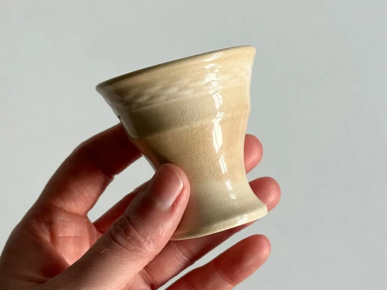 Billede 3 - Aluminia æggebæger, beige