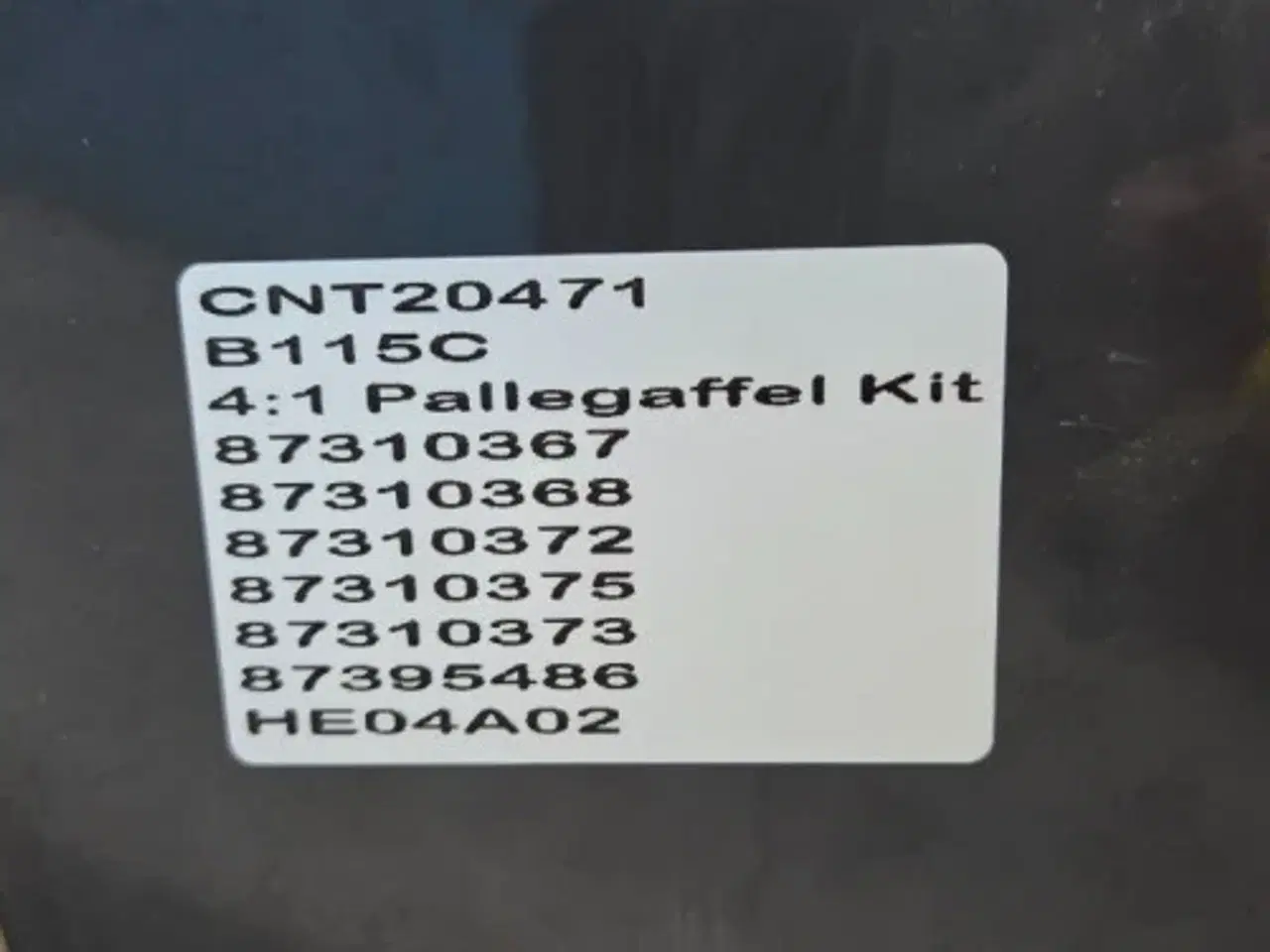 Billede 18 - New Holland B115C Pallegafler Kit 87310367