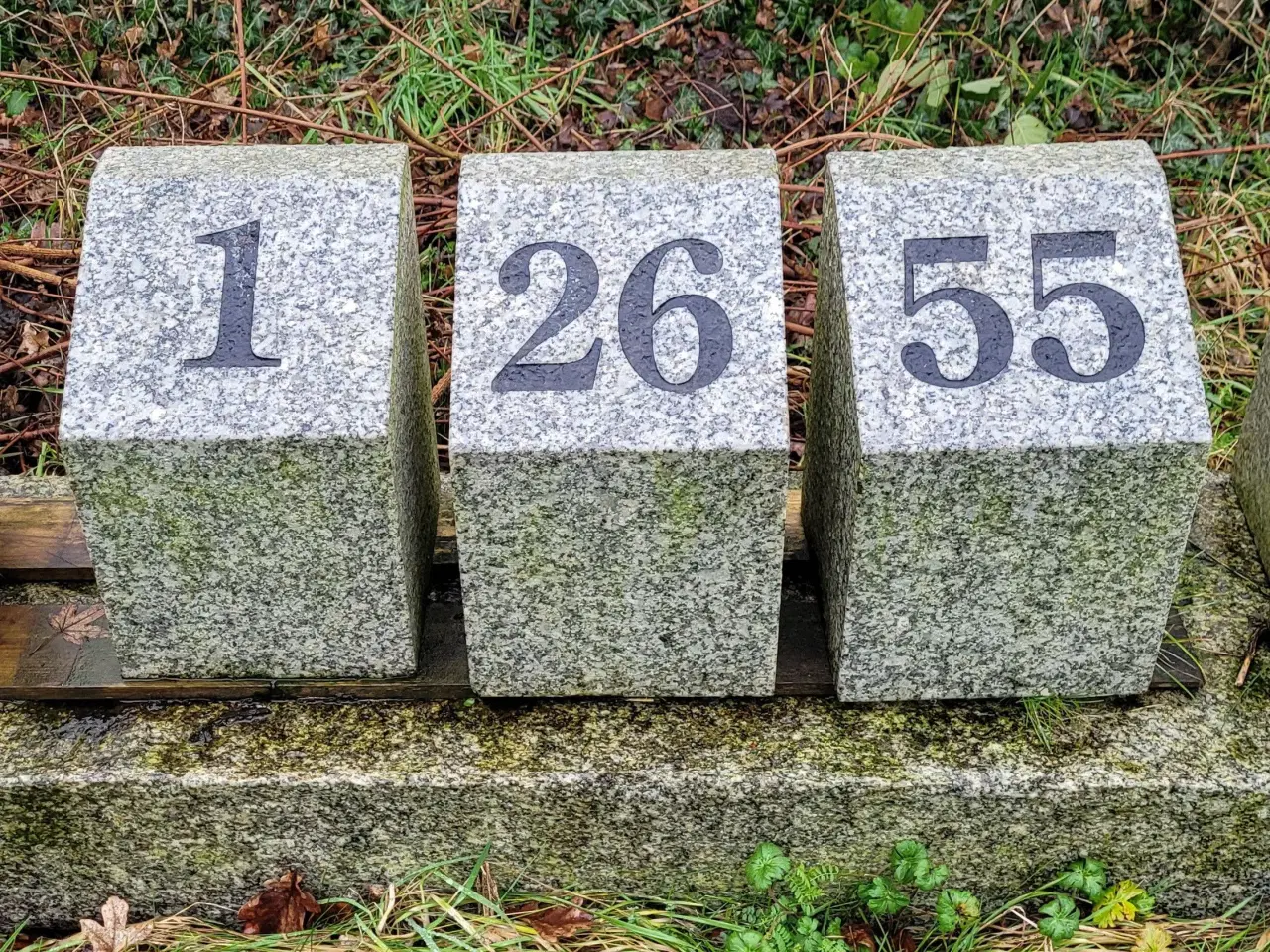 Billede 2 - husnummer i granit