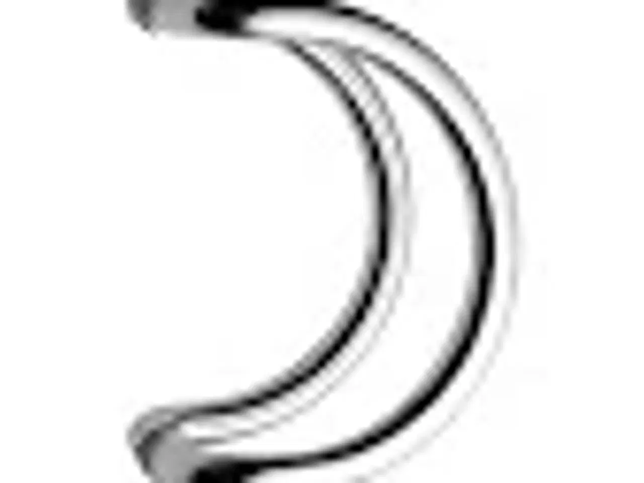 Billede 1 - Dekorativ dørgreb i rustfri  stål