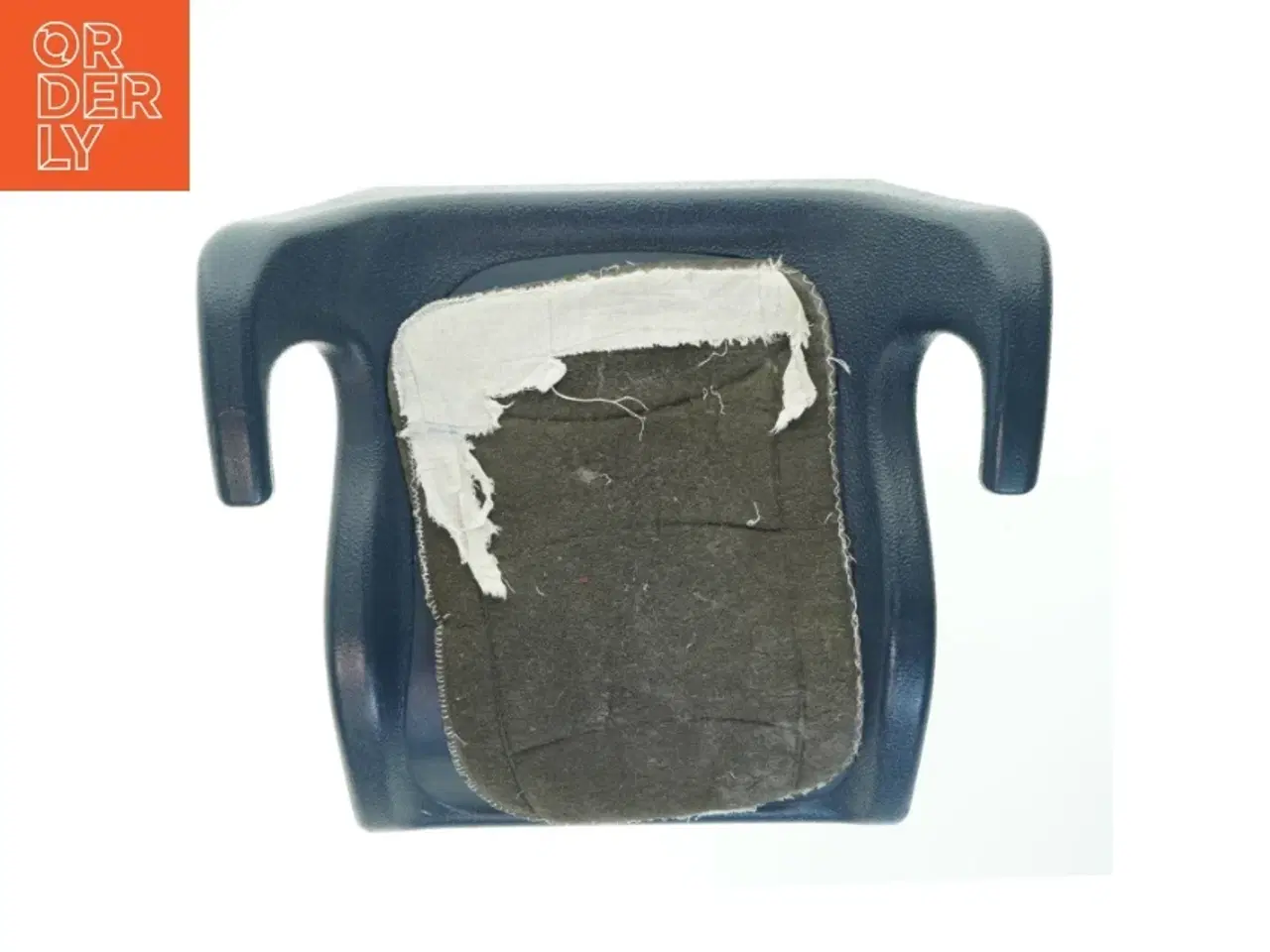 Billede 3 - Blåt booster seat med slidt polstring (str. 33x38 cm)