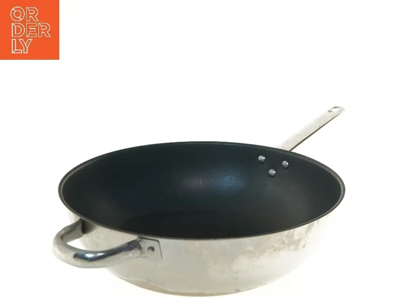 Billede 1 - Stor wokpande med håndtag fra IKEA (str. Ø 33 cm)