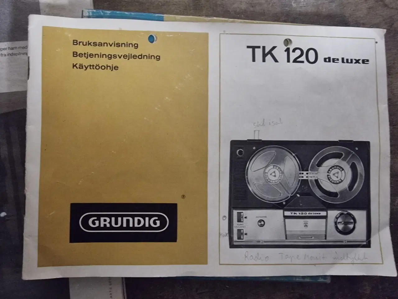 Billede 4 - Spolebåndoptager Grundig T120