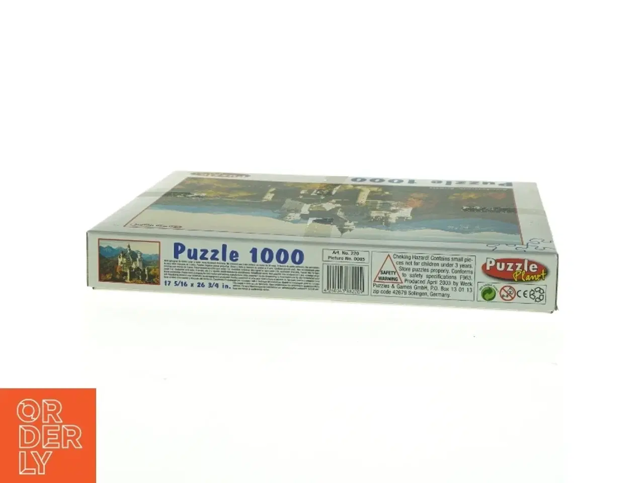 Billede 3 - Puslespil med Neuschwanstein-slottet fra Puzzle Planet (str. 44 x 68 cm)