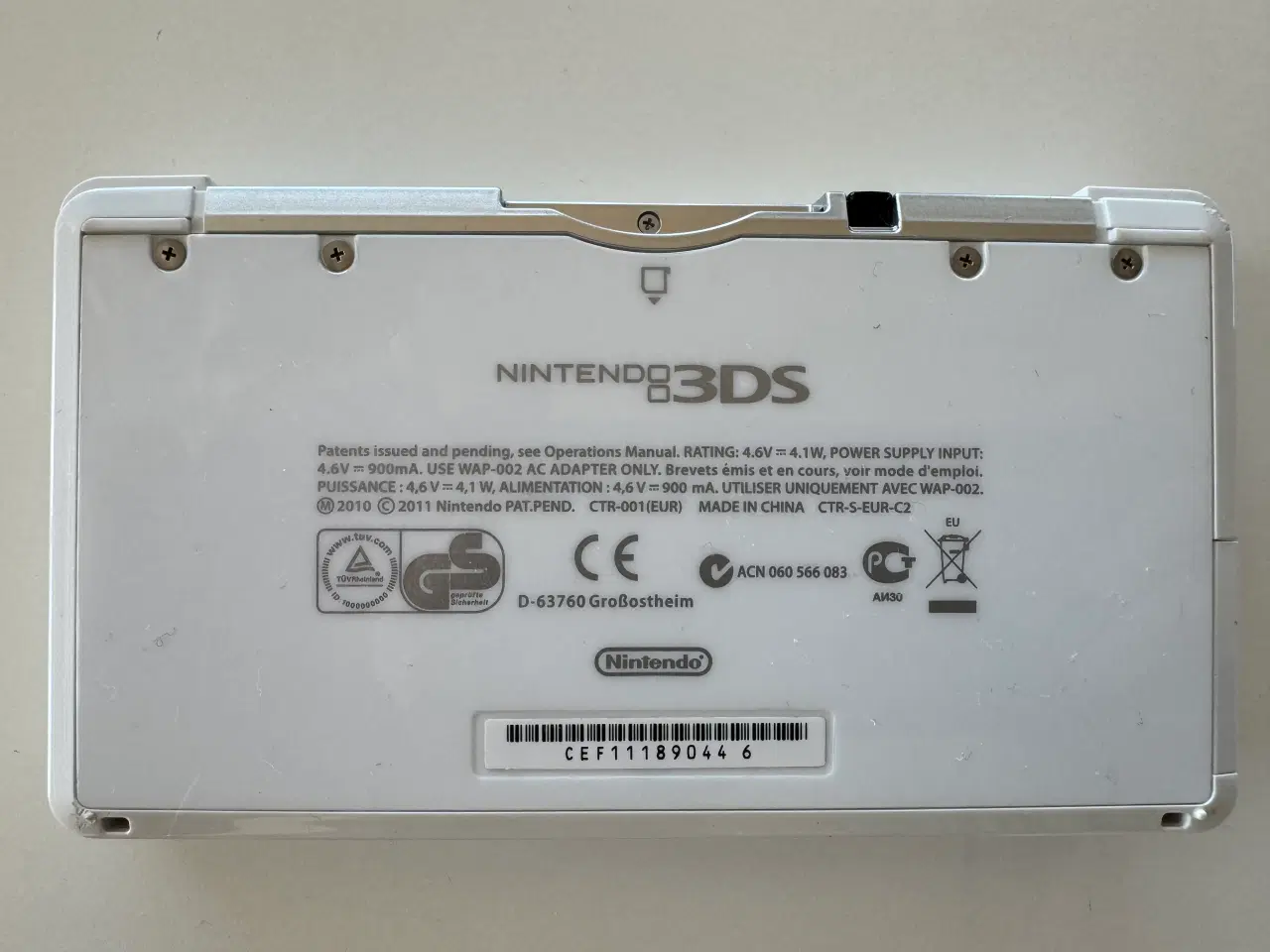 Billede 5 - Flot og velholdt hvid Nintendo 3DS