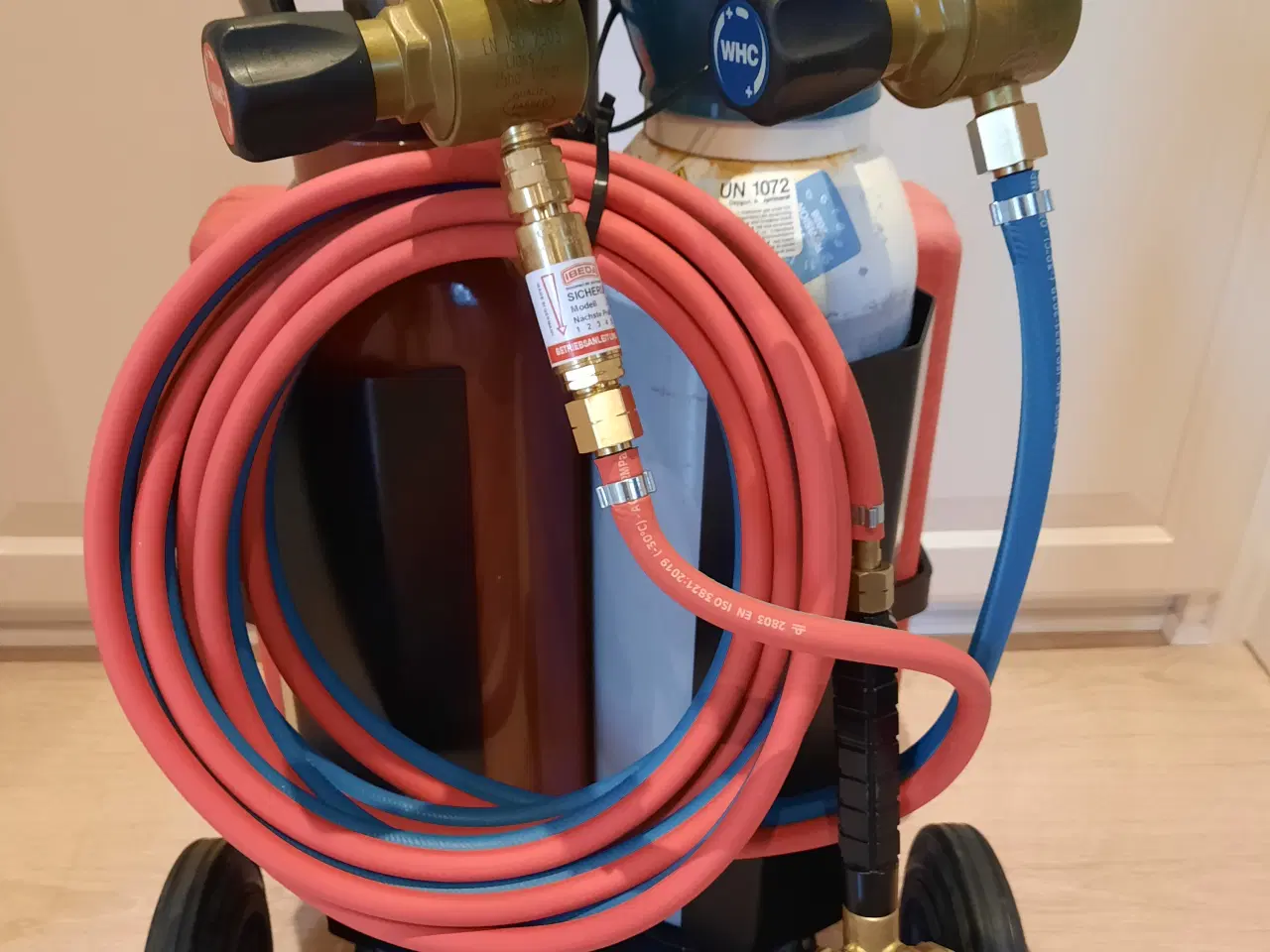 Billede 4 - Gas og ilt sæt / skærebrændersæt . Aga X 11 / WHC 