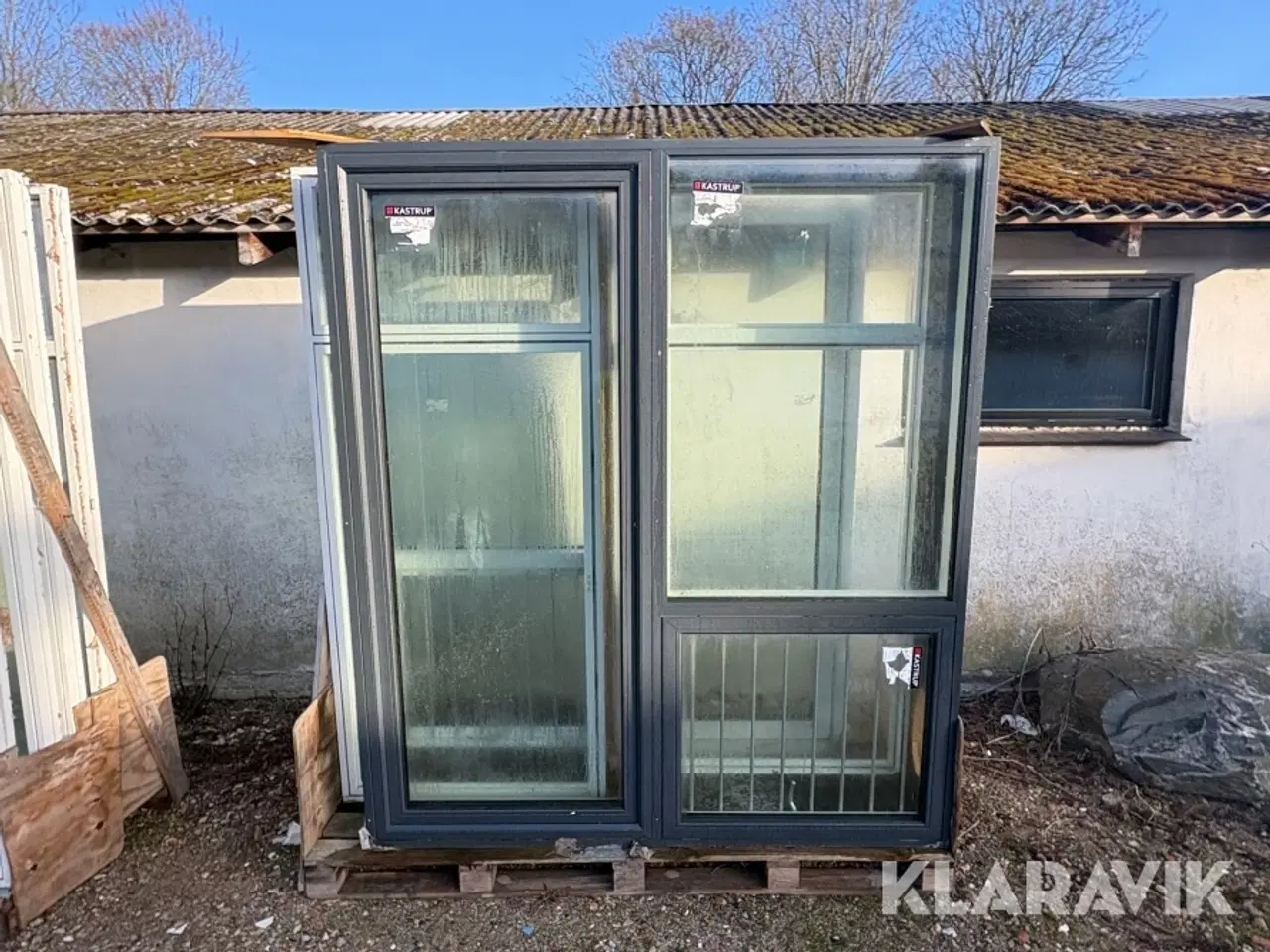 Billede 2 - Terrassedør med vindue og glasparti Kastrup 220x191.5 cm 1 styk - 3 lags