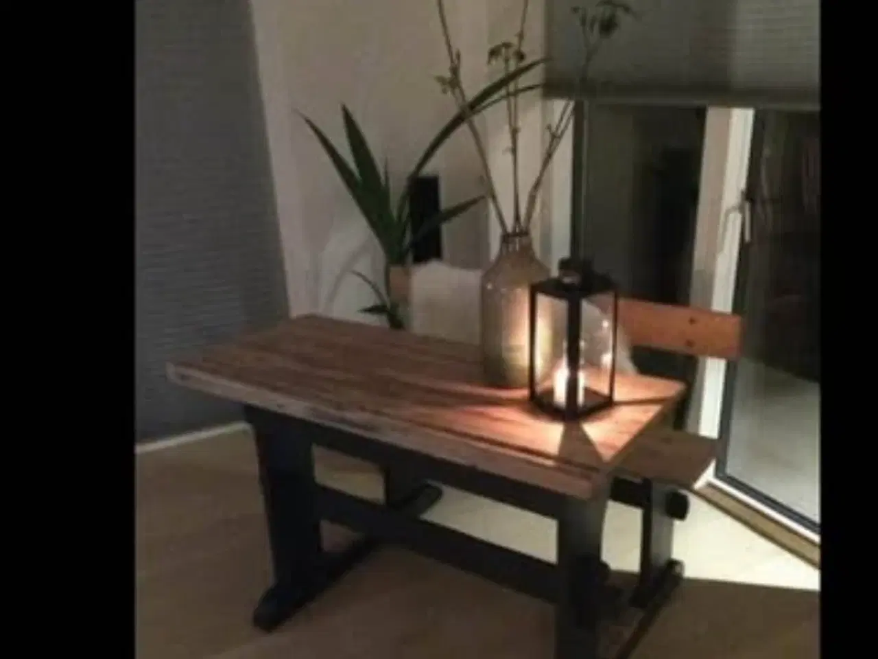 Billede 4 - Skolebænk/skolepult