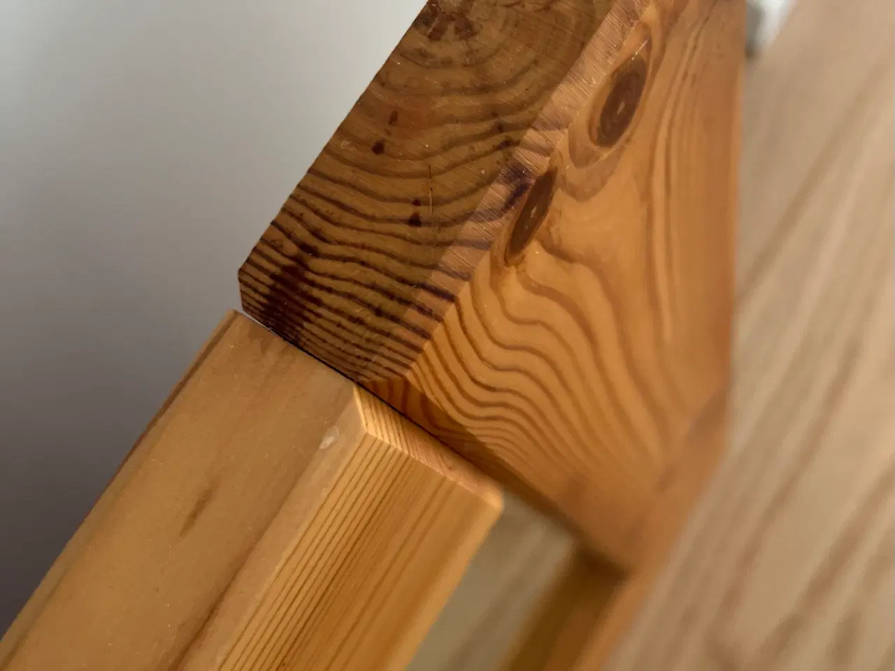 Billede 3 - Spejl i massiv fyrretræ 60x60