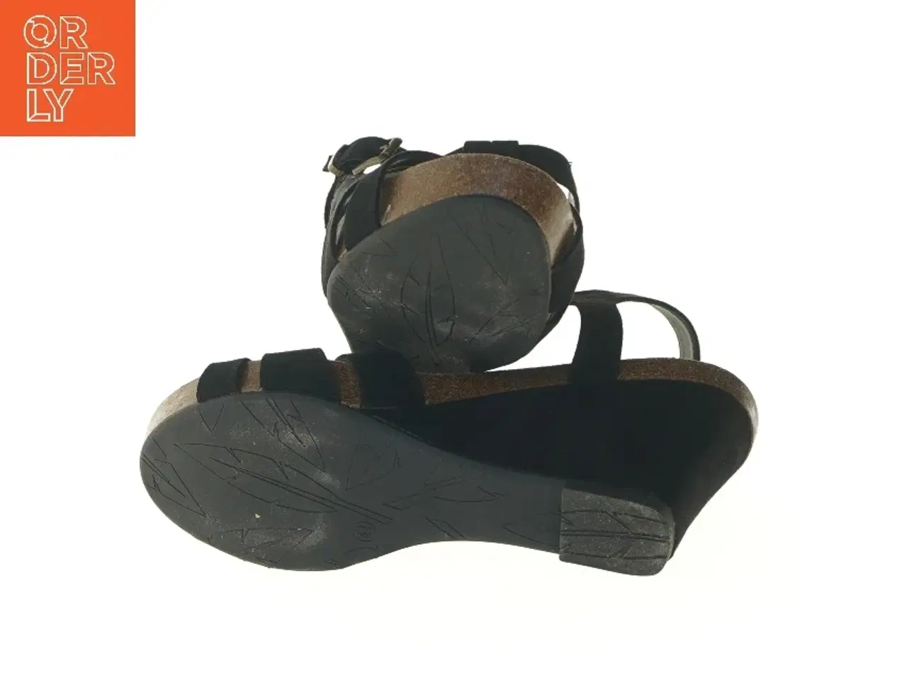 Billede 5 - Sort kilehælsandaler størrelse 41 fra Graceland (str. 41 )