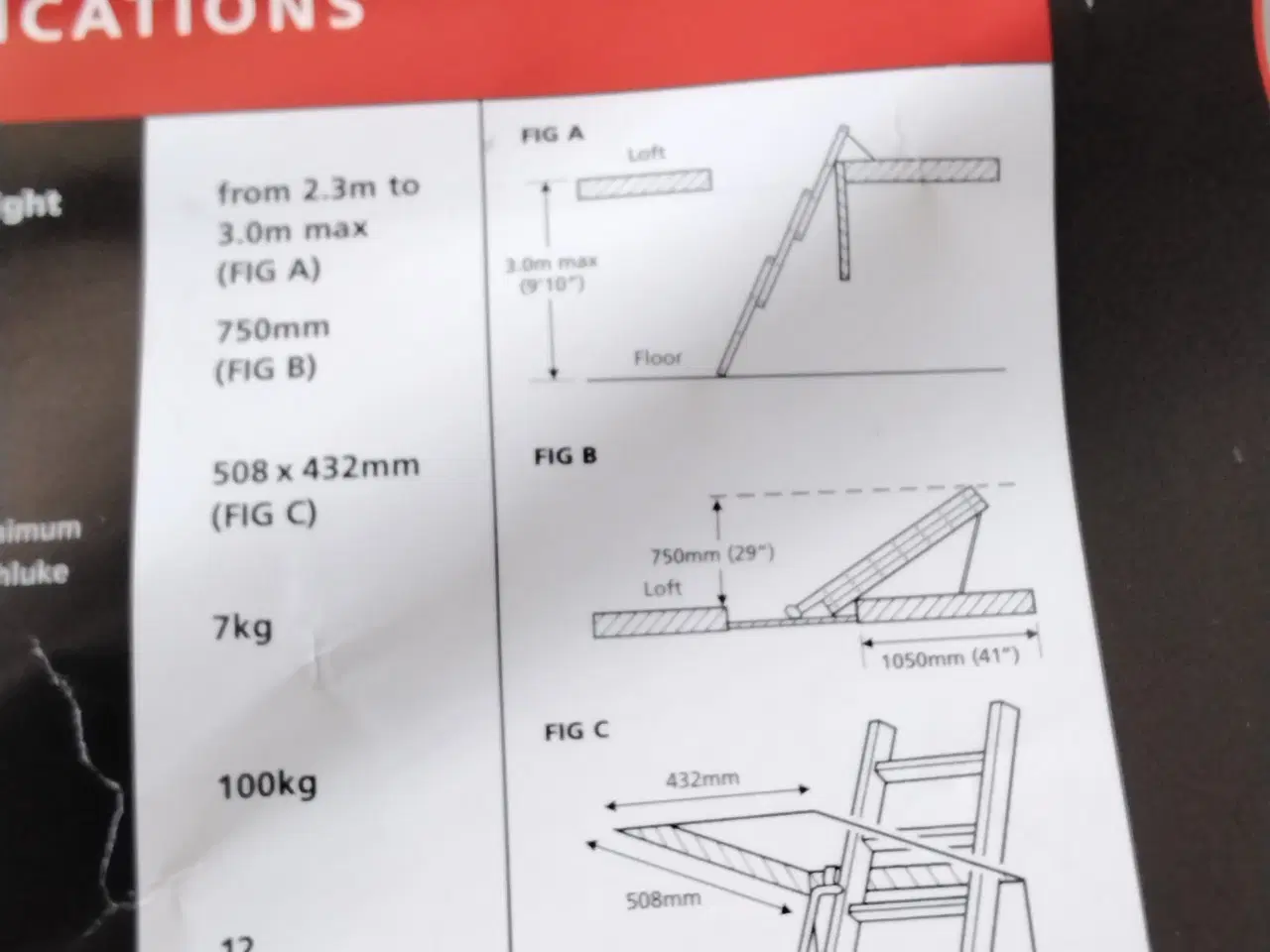 Billede 2 - Stige til loftlem i aluminium