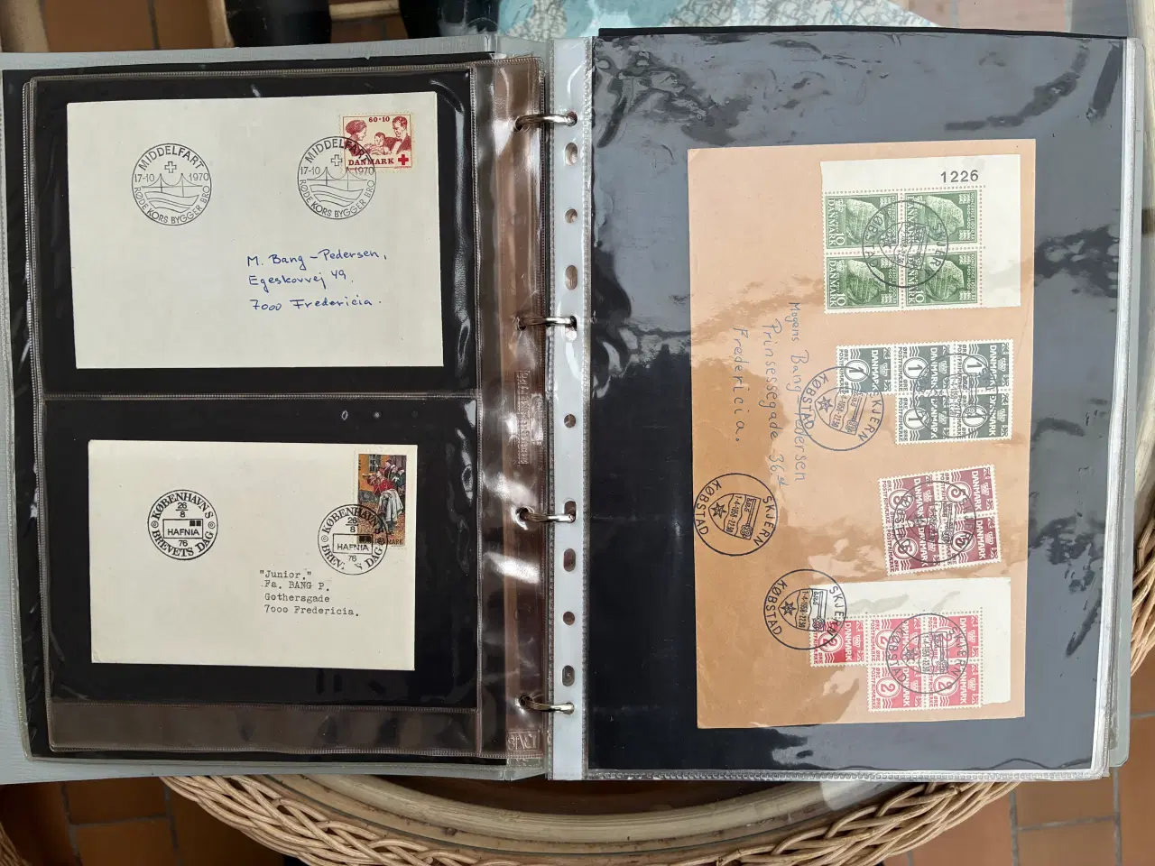 Billede 6 - Frimærker helsager stempler postnoteringer