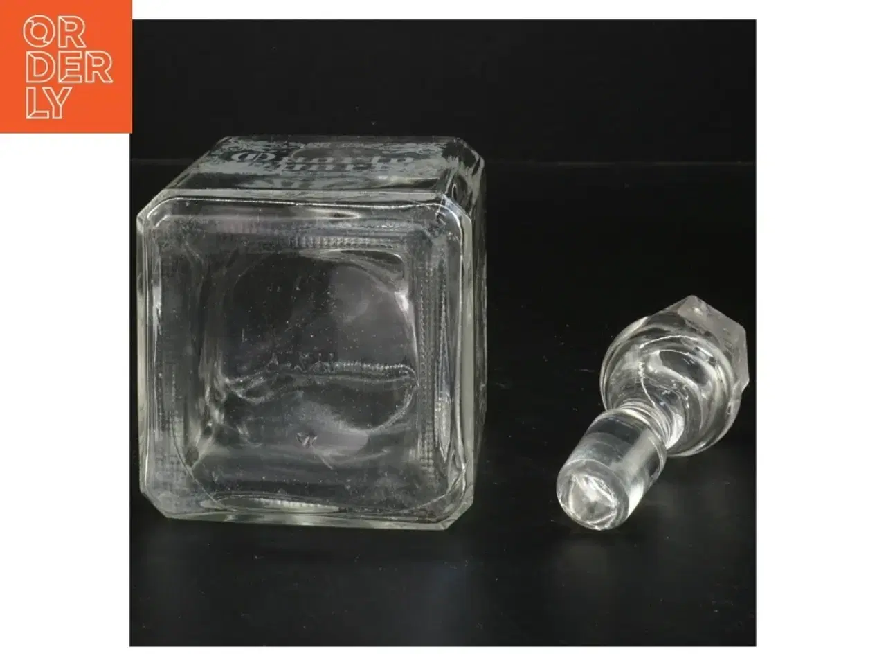 Billede 2 - Glas karaffel med prop (str. 20x9 cm)