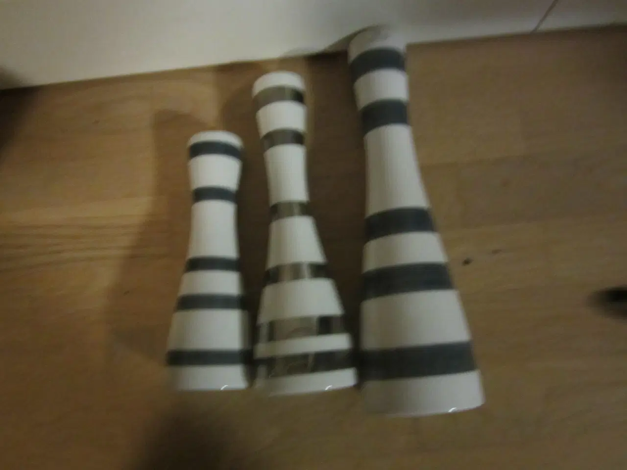 Billede 3 - Fine Kahler lysestager24,5 cm- 20cm-16,5 cm i højd