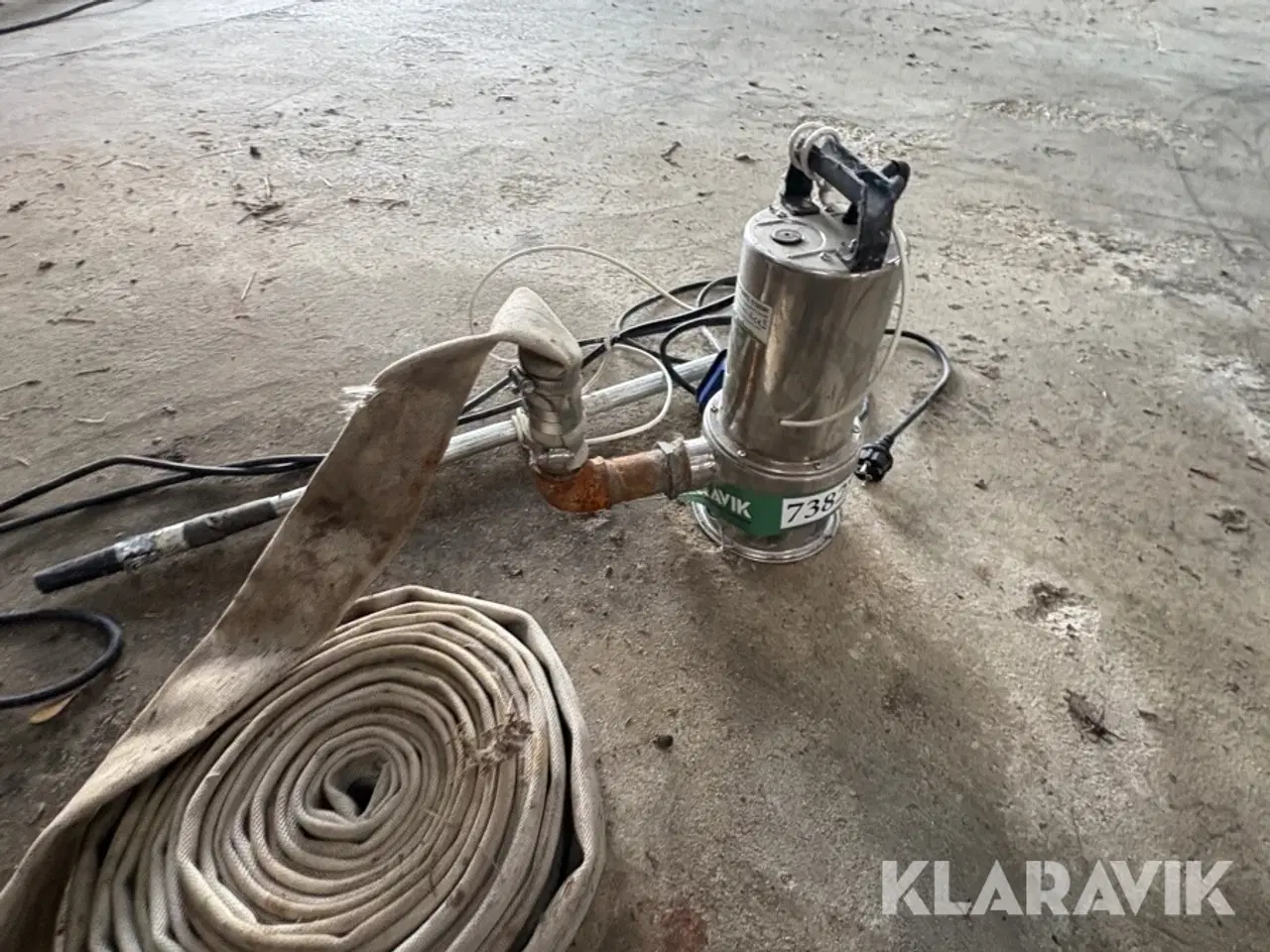 Billede 2 - Dykpumpe P.Lindberg med transportslanger