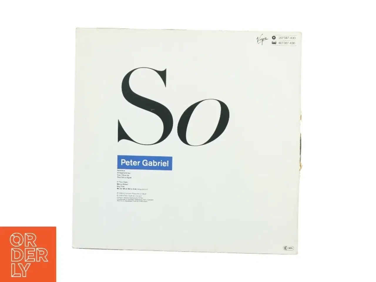 Billede 4 - Peter Gabriel 'So' Vinyl LP fra Charisma Records (str. 31 x 31 cm)