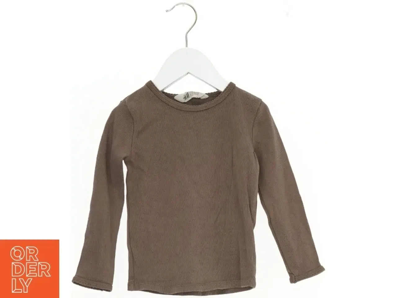 Billede 1 - Brun rib Bluse fra H&M (str. 110 cm)