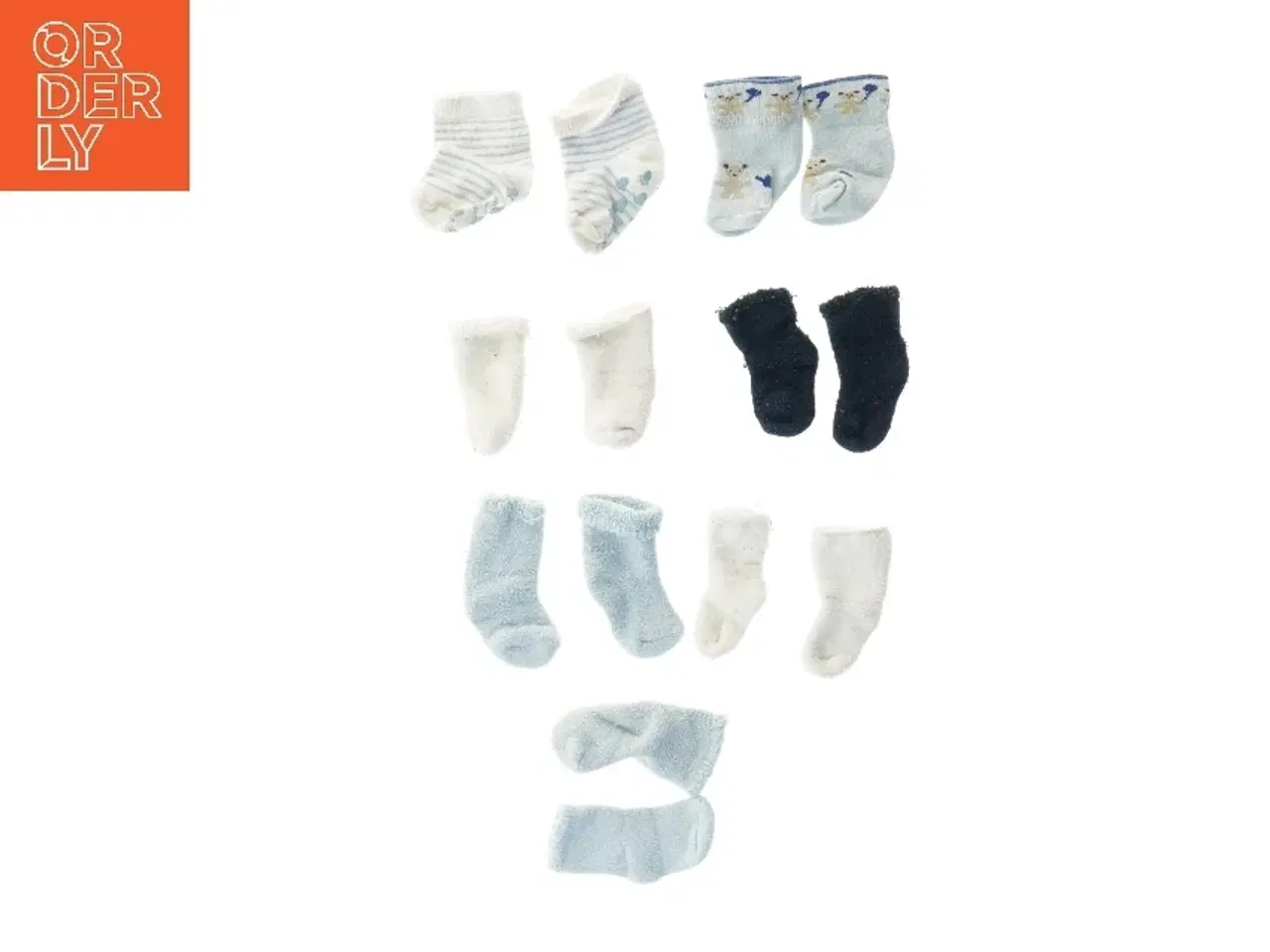 Billede 1 - Babystrømper samling (str. fod 7 cm længde 10 cm)