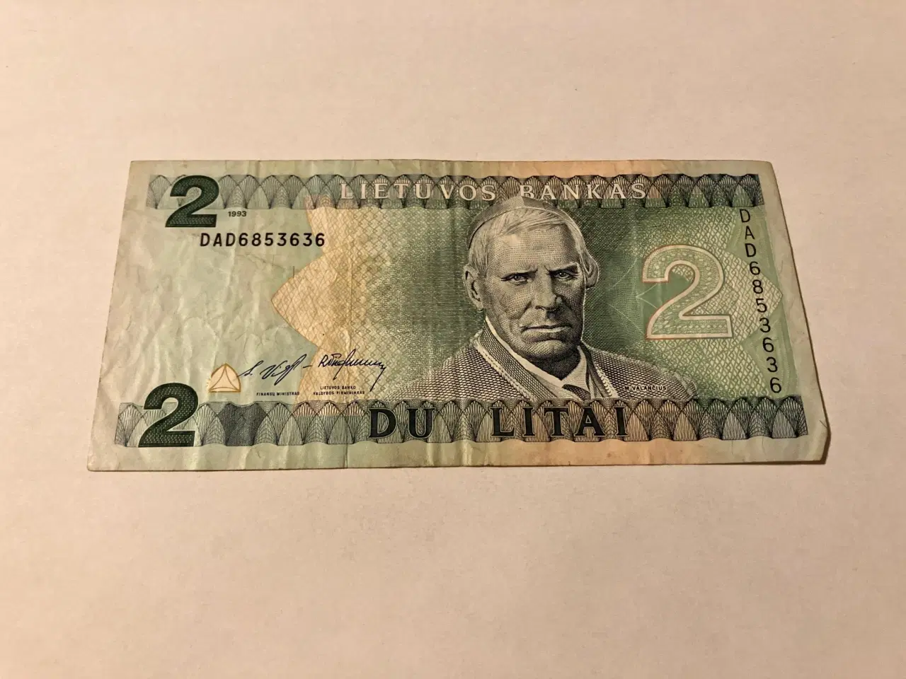 Billede 1 - 2 Litai 1993 Lithuania