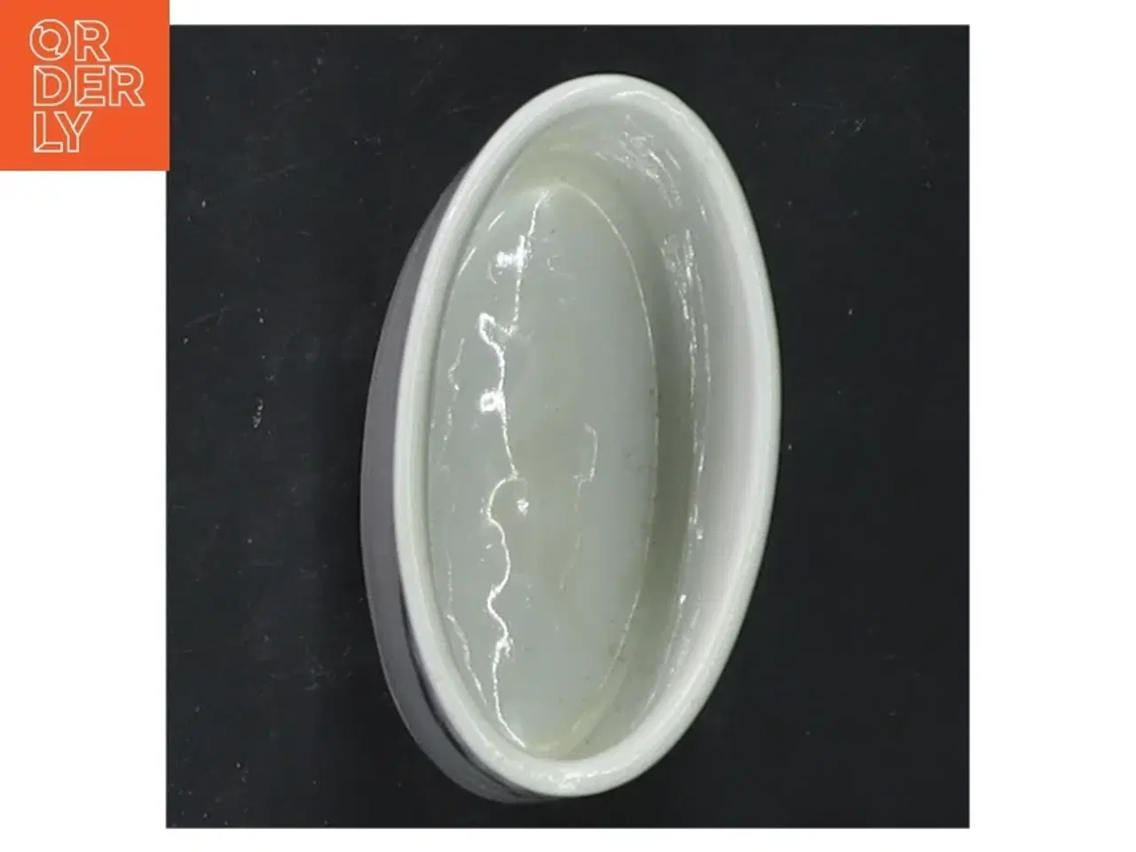 Billede 2 - Cigaretbeholder med blåt mønster fra Royal Copenhagen (str. 6x6 cm)