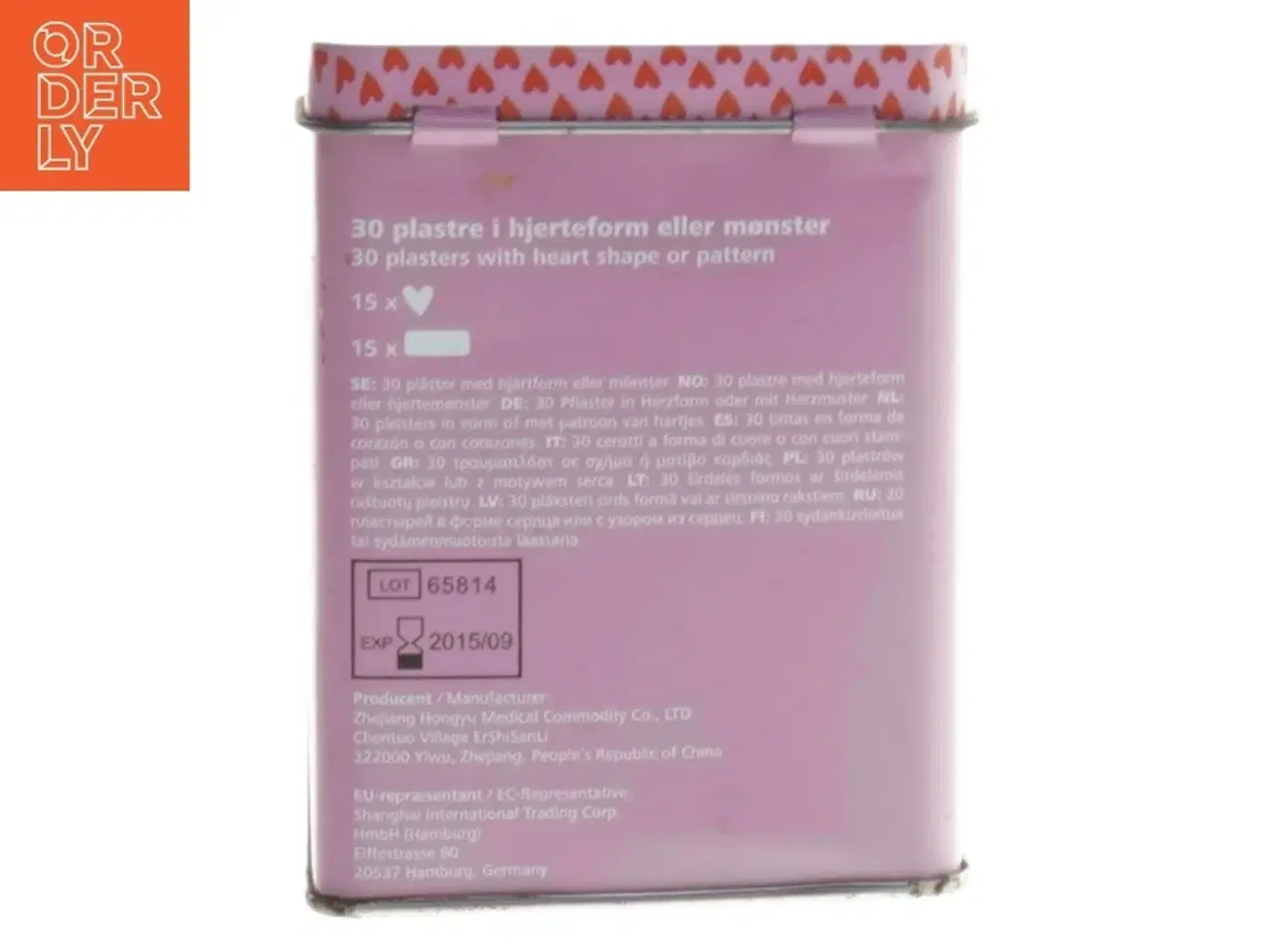 Billede 2 - Plastere med hjerteform fra Tiger (str. 9,5x7,5 cm)