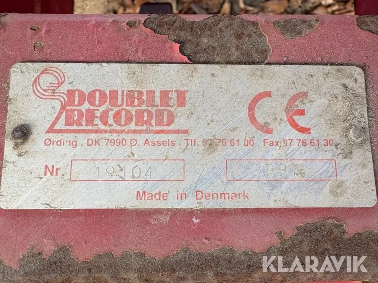 Billede 5 - Harve Kongskilde Doublet record combi dan 2000