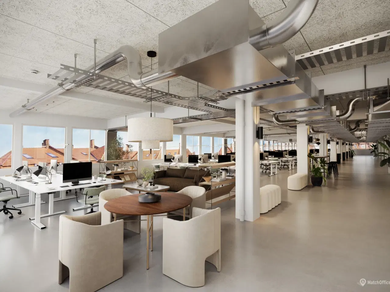 Billede 3 - Nyistandsat kontor på tilgængelig lokation