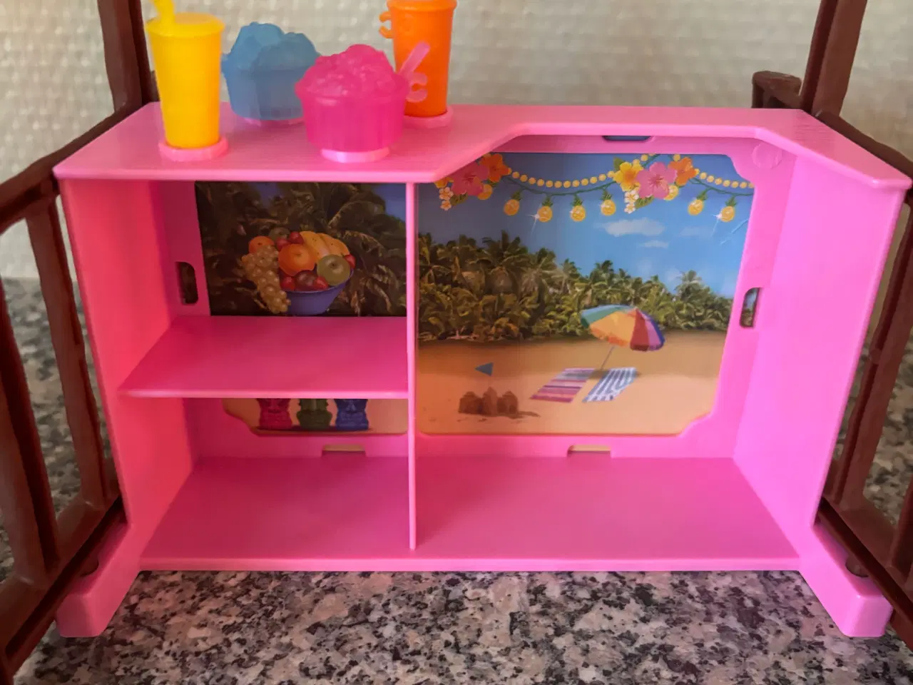Billede 5 - Barbie strandleg med dukke, hængekøje og strandhus