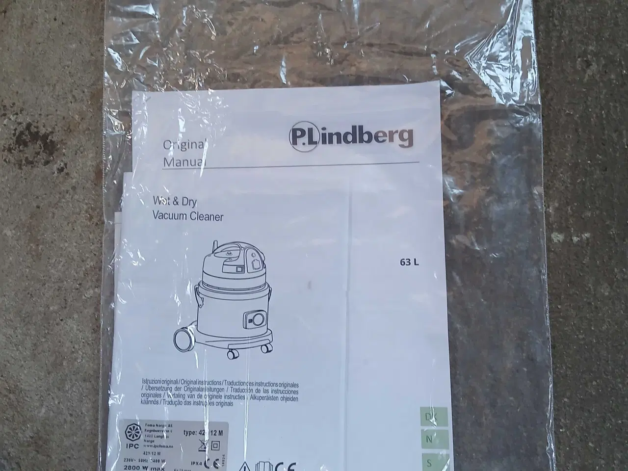 Billede 4 - IPC Foma 429/12 M industristøvsuger 2800W