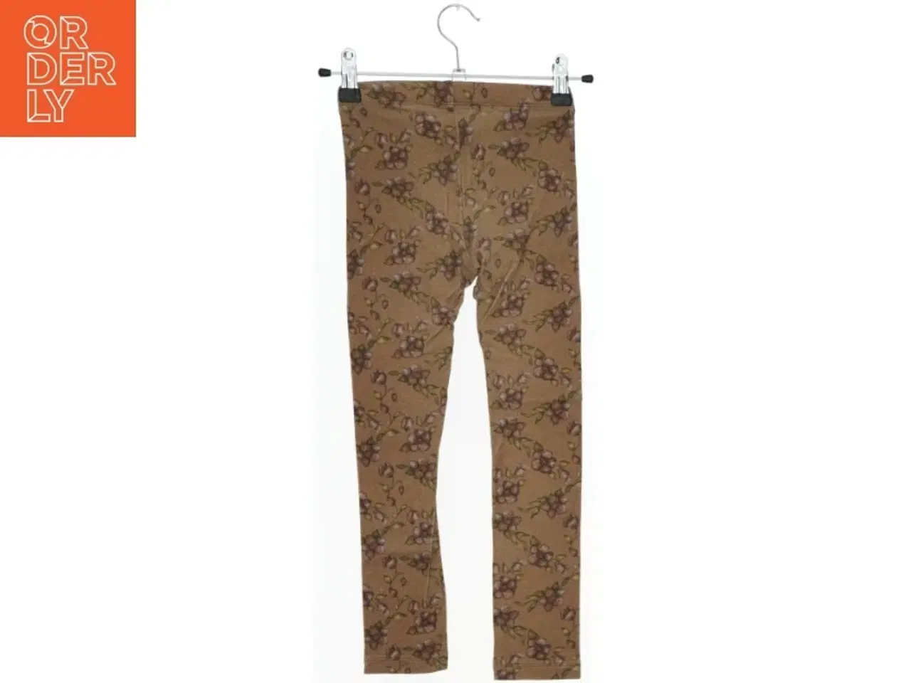 Billede 2 - Brune leggings med blomsterprint fra Lil atelier (str. 116)