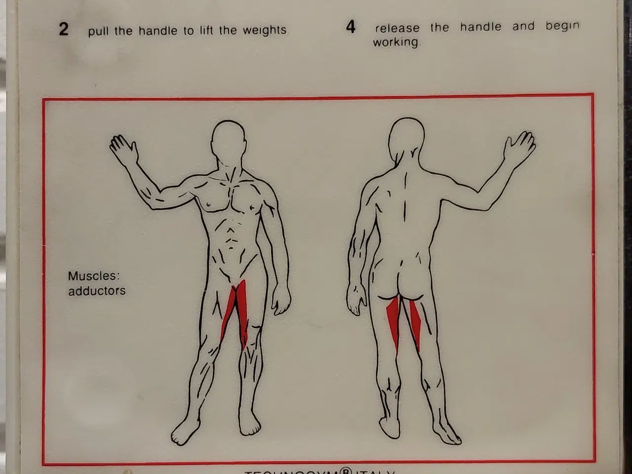 Billede 2 - Technogym Adductor maskine. 2300 kr.