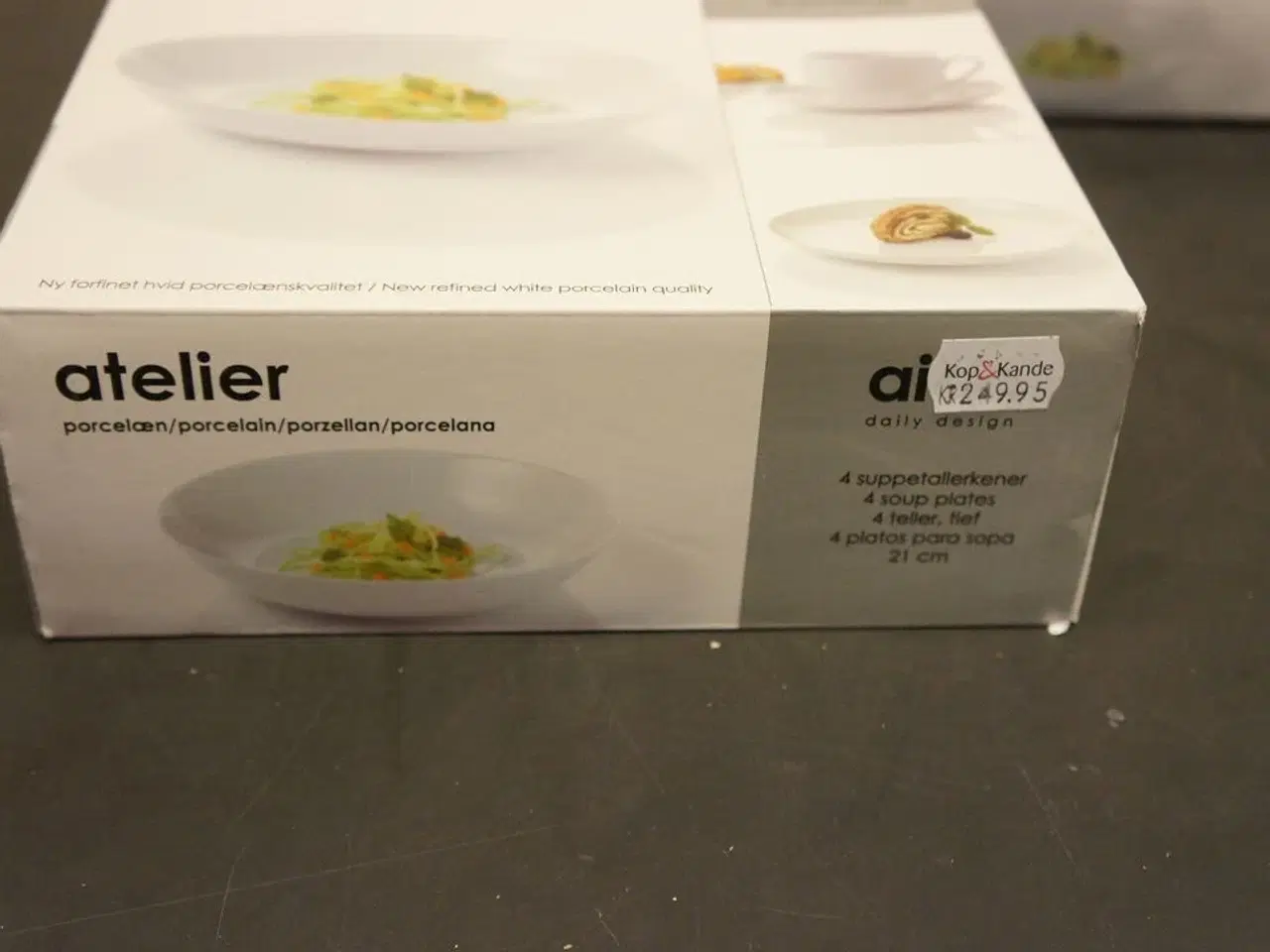 Billede 3 - 8 stk. Suppetallerkner ATELIER