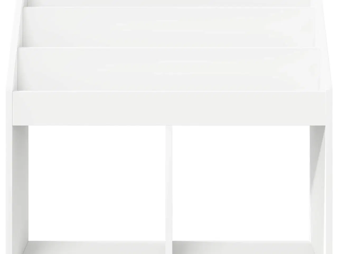 Billede 6 - Børnebogreol Hvid 72,5 x 29,5 x 69 cm Konstrueret træ