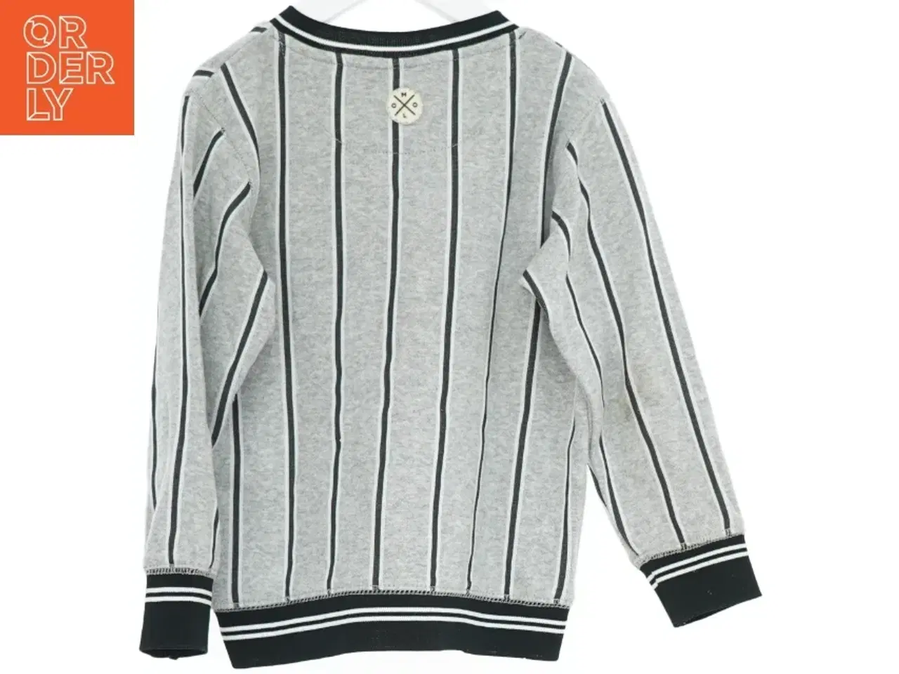 Billede 2 - Sweatshirt med striber og tryk fra Molo (str. 110)