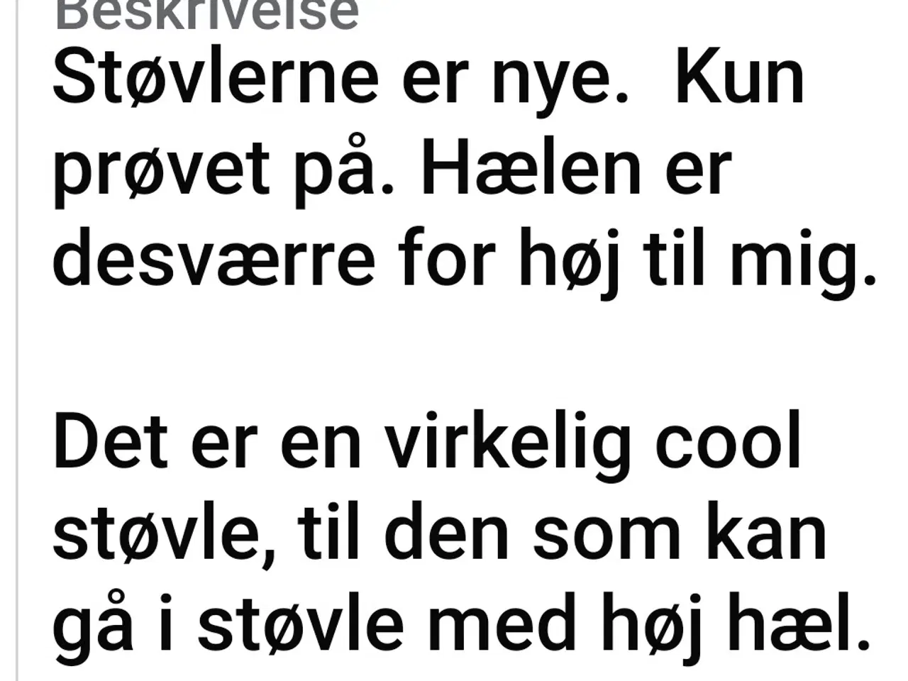 Billede 6 - Bershka sorte biker støvler stonewash look