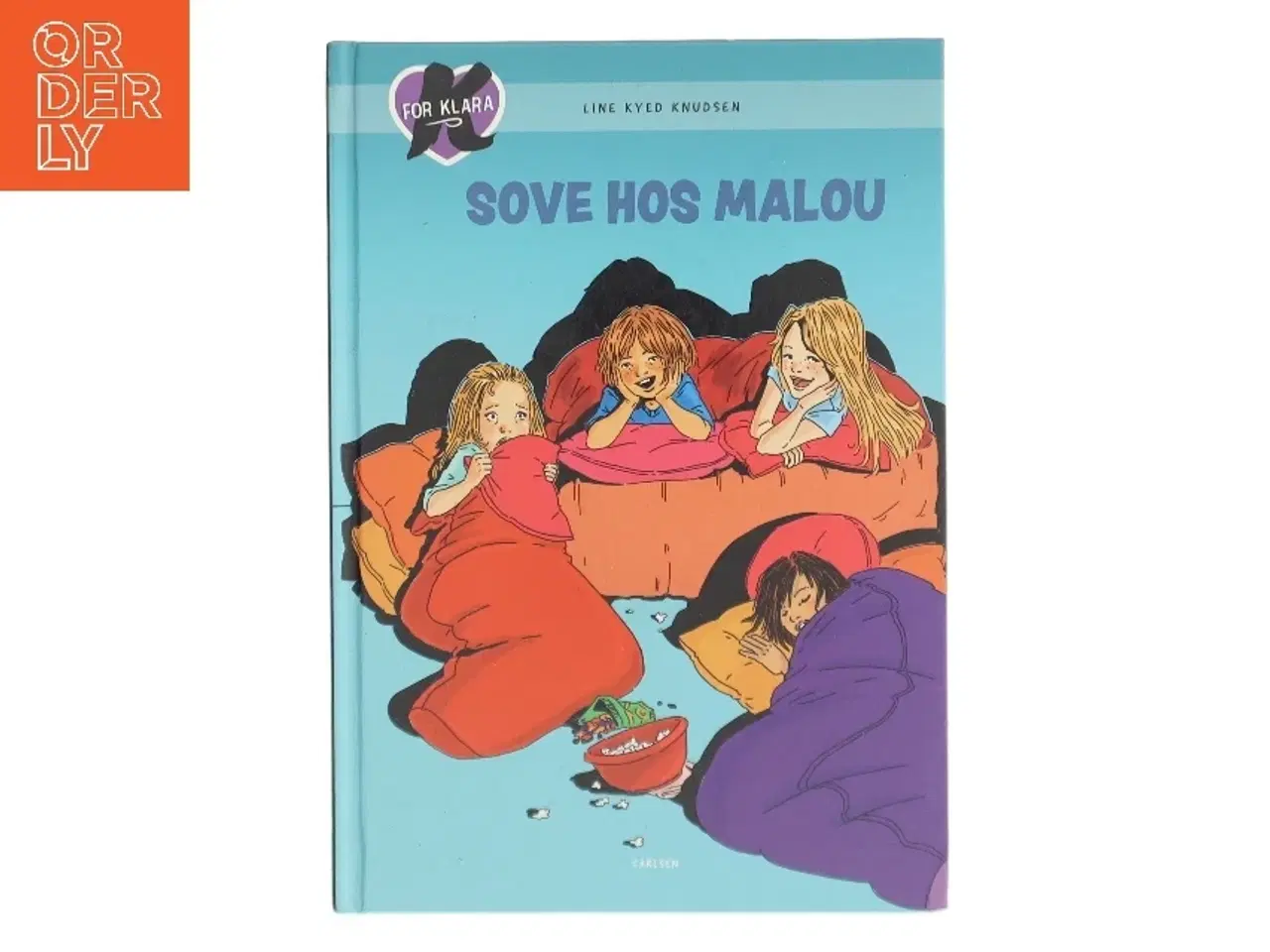 Billede 1 - Sove hos Malou af Line Kyed Knudsen (Bog)