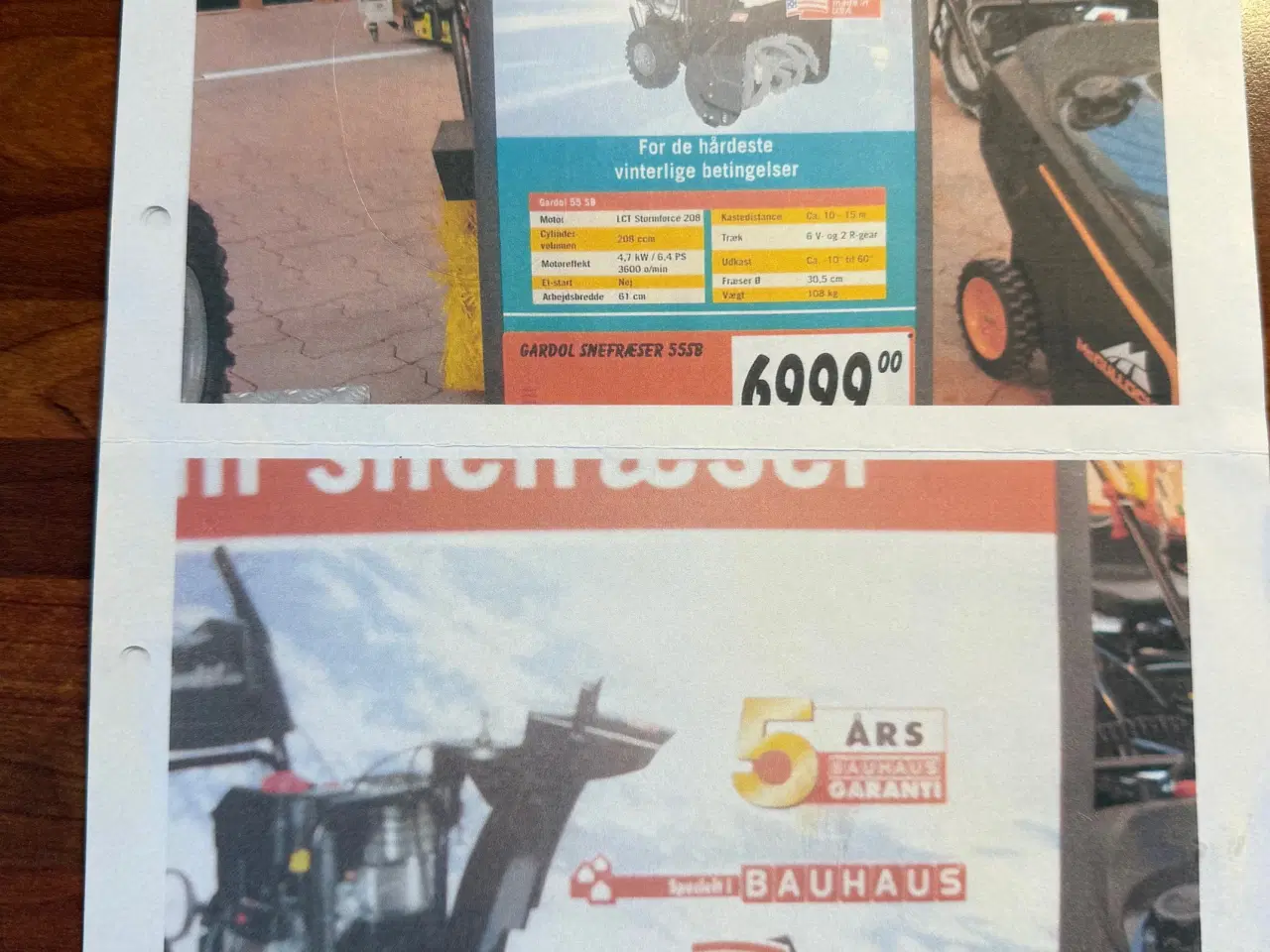 Billede 2 - Snefræser Cardol 55SB