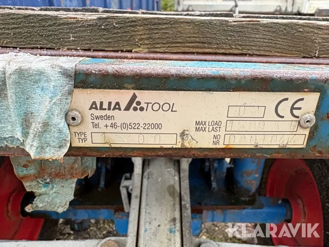 Billede 4 - Trækvogne med løft 3 styk ALIA TOOL