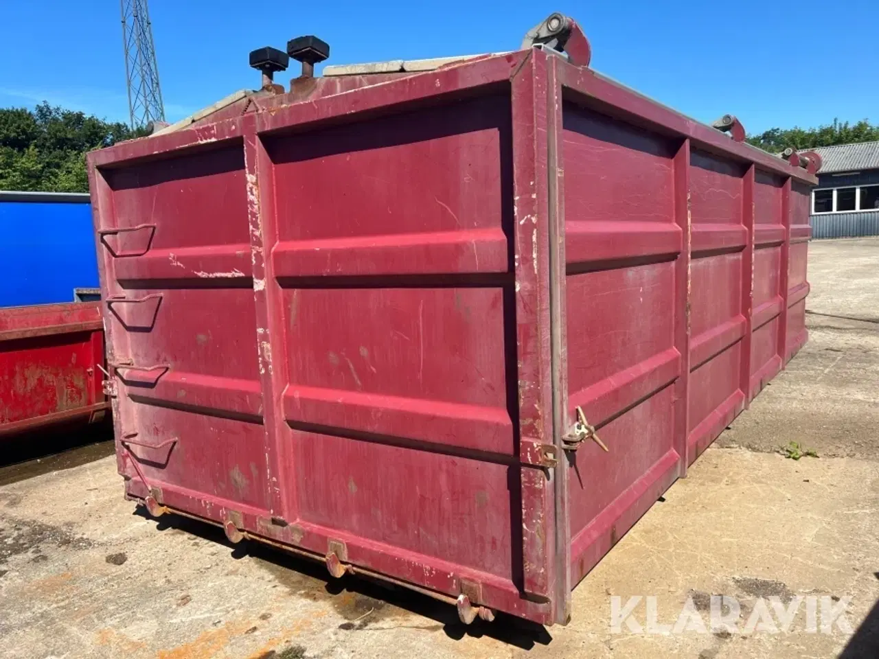 Billede 3 - Korncontainer 433 med hydraulisk låg