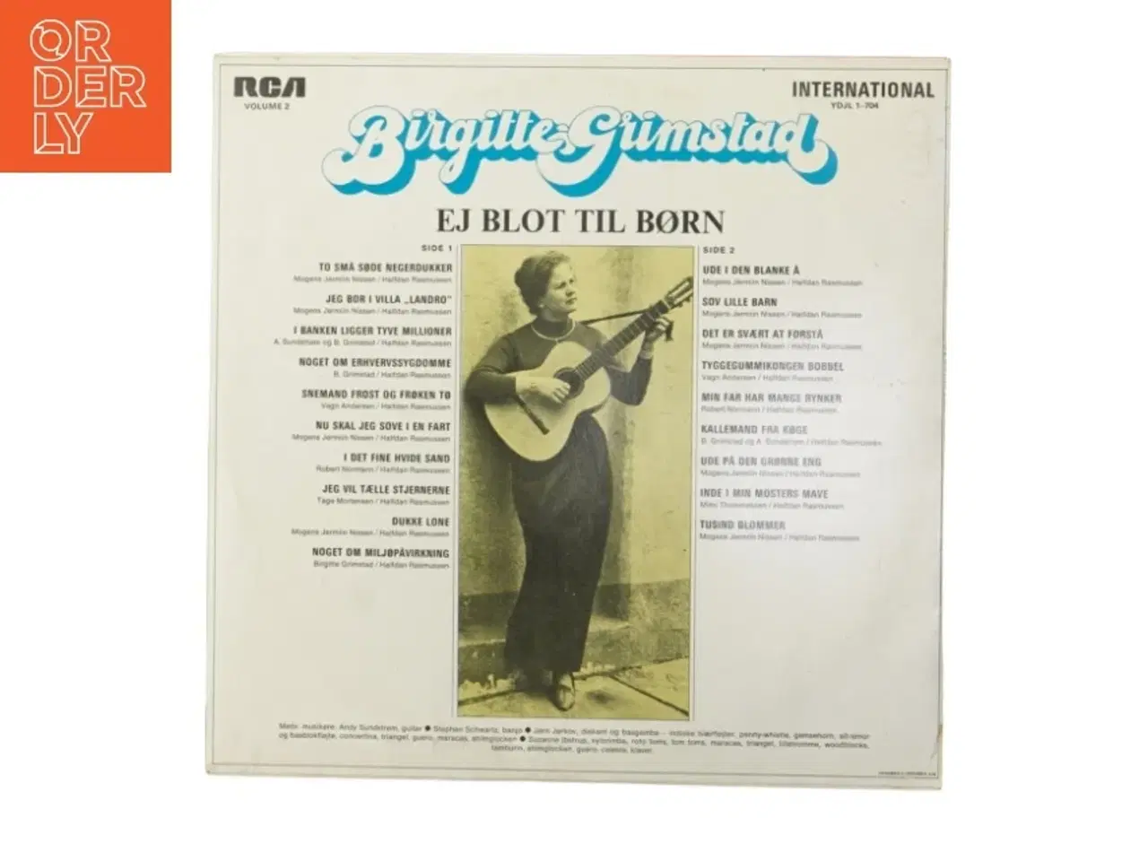 Billede 3 - Birgitte Grimstad - Ej Blot Til Børn LP fra RCA