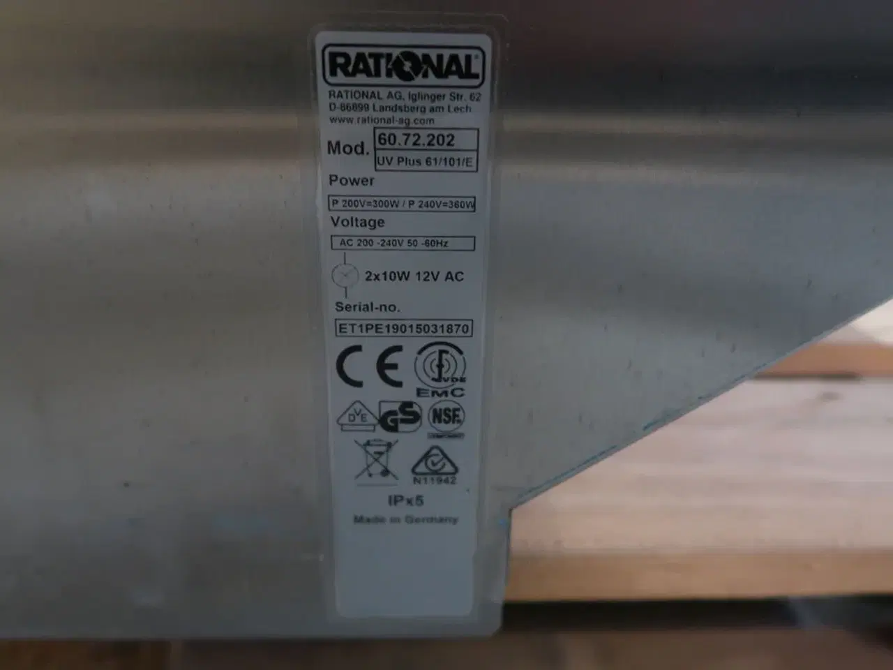 Billede 8 - Ultravent Emfang Rational 061-101 60.72.202