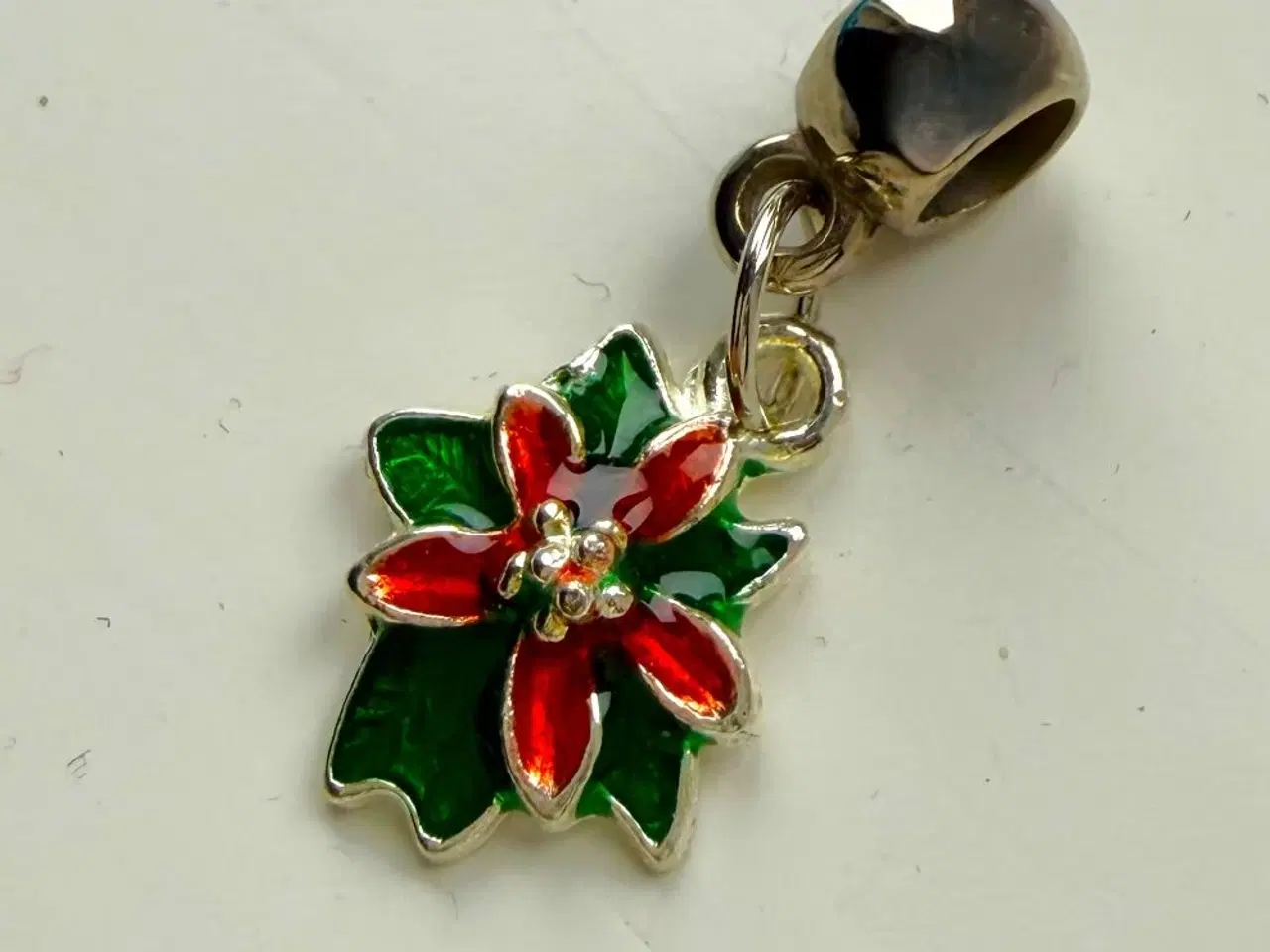 Billede 1 - Håndlavet vedhæng med julestjerne